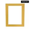 6x8 Mat for 8x10 Frame - Precut Mat Board Acid-Free Show Kit with Backing Board, and Clear Bags Metallic Gold 6x8 Photo Matte Made to Fit a 8x10 Picture Frame Matboard for Framing, Pack of 1 Mat view 2