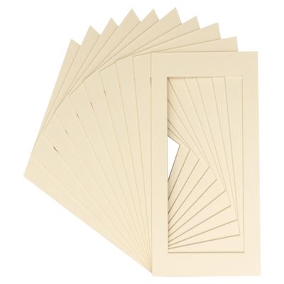 11x14 Mat for 12x16 Frame - Precut Mat Board Acid-Free Show Kit with Backing Board, and Clear Bags Textured Cream 11x14 Photo Matte For a 12x16 Picture Frame Matboard for Framing, Pack of 100 Mats