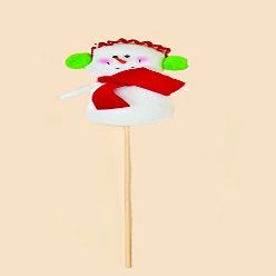 Worth Imports 1714 4" Snowman On 7" Pick (Set of 12)