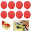 MNYR 100pcs RED Vintage Embosser Stamp Sealing Blank Certificate Self-Adhesive Seal Stickers view 1