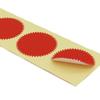 MNYR 100pcs RED Vintage Embosser Stamp Sealing Blank Certificate Self-Adhesive Seal Stickers view 2