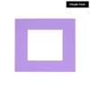 8x8 Mat for 16x16 Frame - Precut Mat Board Acid-Free Show Kit with Backing Board, and Clear Bags Light Purple 8x8 Photo Matte Made to Fit a 16x16 Picture Frame Matboard for Framing, Pack of 1 Mat view 2
