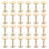 CRAFTMEMORE 8mm Cap x 12mm Post Leather Rivet Double Cap Rivets Tubular Metal Rapid Rivet Studs Leather Craft 50 Sets (12 mm Post, Gold) view 1