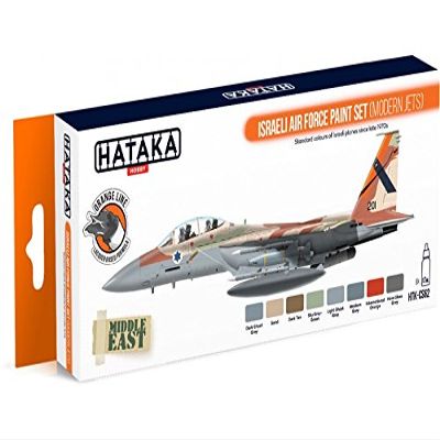 Hataka HTK-CS62 Israeli Air Force Paint Set (Modern Jets)