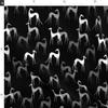 Spoonflower Fabric - Sighthounds Black Greyhound Hound Dogs Animal Printed on Satin Fabric by The Yard - Sewing Lining Apparel Fashion Blankets Decor view 2