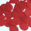 Teardrop Sequin 1.5" Red Metallic Sparkle Glitter Texture Couture Paillettes view 1