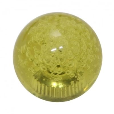 Arcade Joystick Crystal Light Up Ball Top - Yellow, by RetroArcade.us