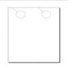 Door Hangers, Print-Ready, 4.25" x 11", 2-UP on 8.5" x 11" White 67-lb Vellum, with 1.5" Holes - 250 Sheets view 1