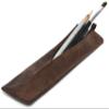 LEABAGS Leather Pencil Case - Genuine Leather Pencil Pouch Fort Vaux - Pen Case for Adults Men Women Work University view 3