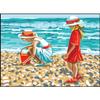 RTO Girls Collecting Shells D'Art Needlepoint Printed Tapestry Canvas, 30 x 40cm view 1