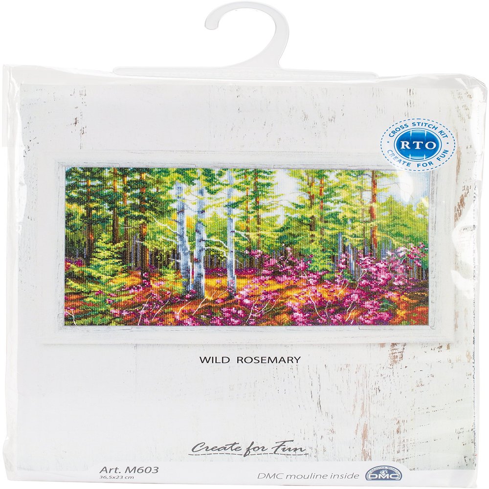 Wild Rosemary Counted Cross Stitch Kit-14.5"X9" 14 Count