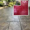 Deep Cleft Roman Stone Concrete Stamps 28" x 28" Made in USA Professional Ashlar Slate Rigid Mat for Stamped Concrete, Patios, Driveways & Walkways SM 3100/1 view 1