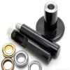 CRAFTMEMORE Set of 5/8 Inch (15mm) Grommet Eyelet Setter Punch Tool and Hole Punch Cutter with 50PCS Grommet Studs (Gunmetal) view 1