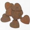 Pack of 36 Rusty Tin Miniature Heart Cutouts - Rusted Metal Heart Shapes for DIY Crafts - Primitive, Rustic Country, Farmhouse DIY Crafts and Decorative Accents (Size: 1" High x 1" Wide) view 3
