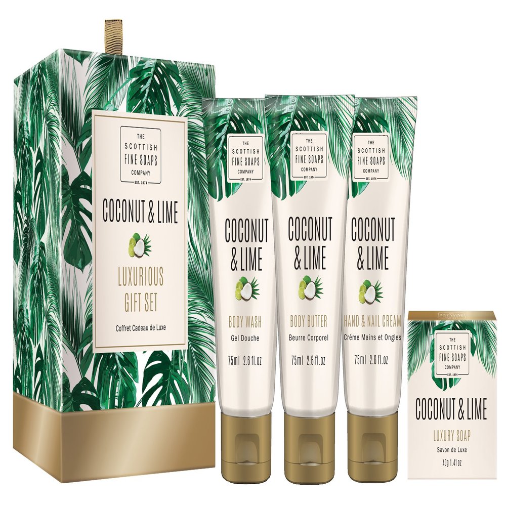 Scottish Soap Coconut & Lime Drum Set
