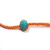 Handmade Indian Traditional Raksha Bandhan Festival Complete Gift Pack Rakhi Combo (1 Ganesha Chopda, 3 Crochet Rakhi, 2 Pure Kumkum and Basmati Rice Packet for Tilak view 3