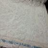 White French Design with Hand Beaded Pearls and Sequins On A Mesh Lace.Bridal.. view 3
