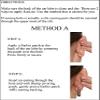 EarLite 60 patches Invisible Earring Ear Support Waterproof Patches in ZipLock Pouch - Made in USA view 4