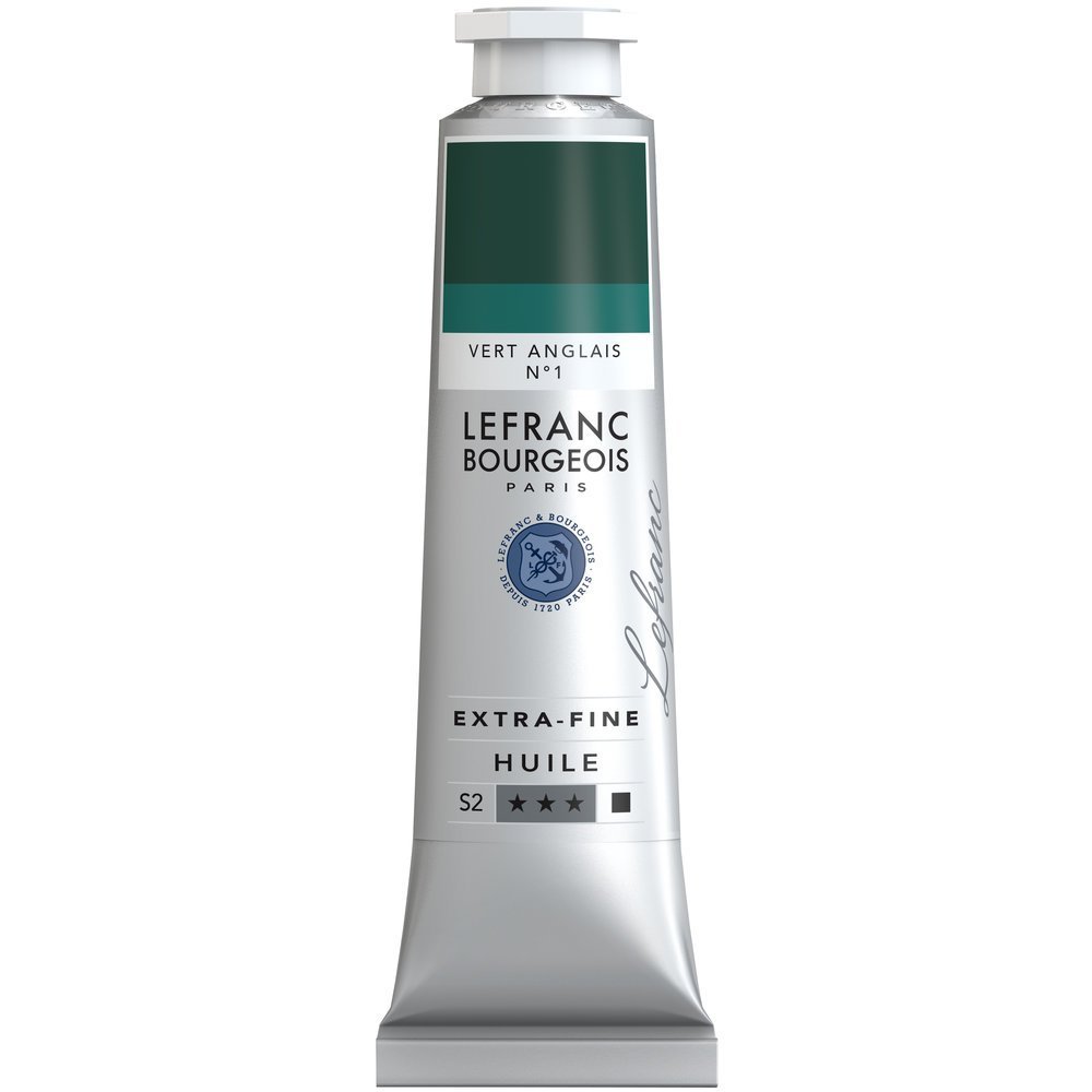 Lefranc Bourgeois, Oil-Based Paint, Chrome Green Deep, 40ml