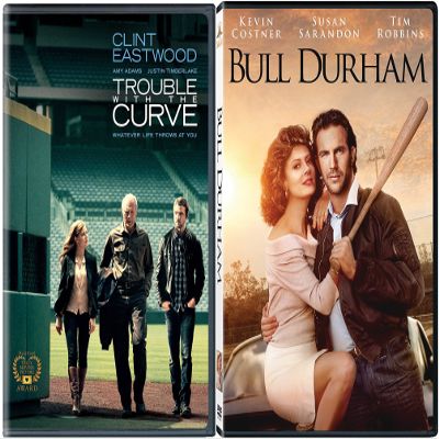 Trouble With The Curve DVD + Bull Durham Baseball Double Feature movie set