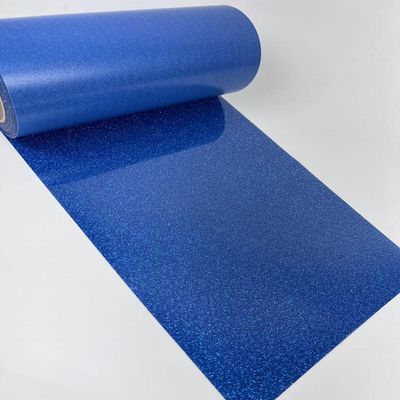 Best Glitter Heat Transfer Vinyl HTV for T-Shirts 10" x 10 Yards (Blue)
