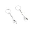 100 Pieces Keychain Keyring Door Car Key Chain Ring Tag Charms Supply K7MF4B Paris Eiffel Tower view 1