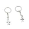 100 Pieces Keychain Keyring Door Car Key Chain Ring Tag Charms Supply M8LN9Q Latin Cross view 1