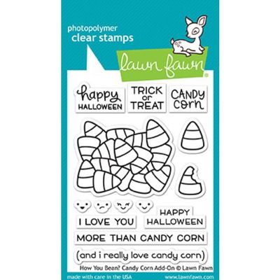 Lawn Fawn - "How You Bean? Candy Corn Add-On" Clear Stamp