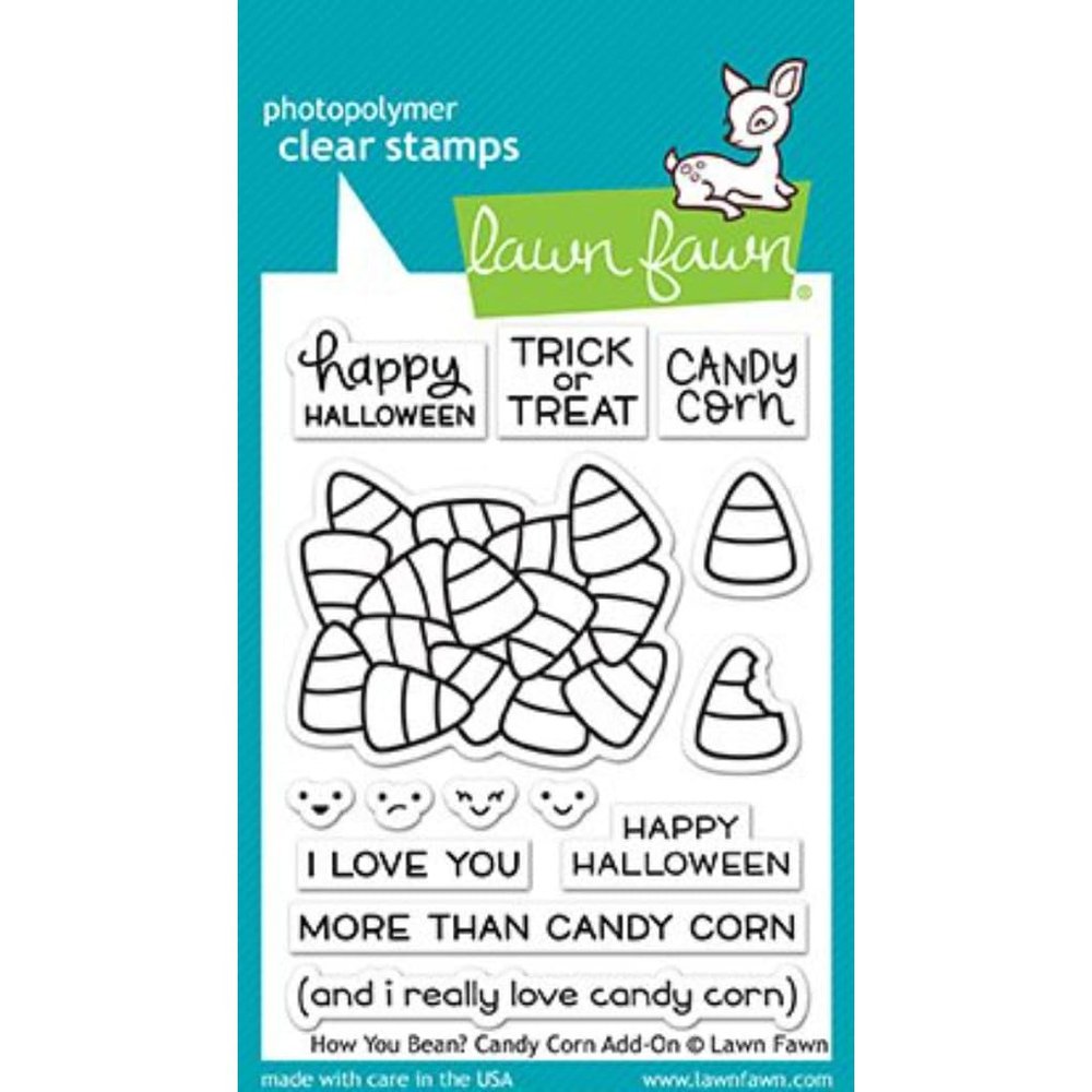 Lawn Fawn - "How You Bean? Candy Corn Add-On" Clear Stamp