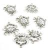 210 Pieces Antique Silver Jewelry Making Supply Charms Findings O0OM2 Crab Cancer view 1
