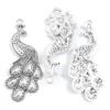 1 Pieces Antique Silver Jewelry Making Supply Charms Findings E5TX3 Peacock view 1