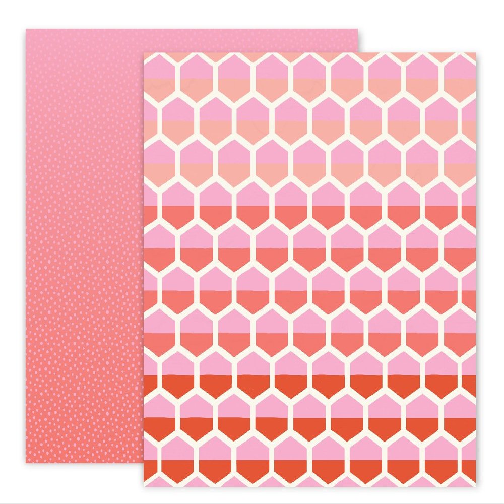 American Crafts 310548 Paige Evans Turn The Page 25 Pack of 12 X 12" Patterned Paper 8