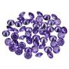 Linsoir Beads 50 pcs 8mm Cubic Zircon Loose Round Cubic Zirconia Top AAA Brilliant Cut Faceted Synthetic CZ Gemstone No Holes for DIY Jewelry Making view 2