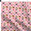 Spoonflower Fabric - Australian Shepherds Pink Dogs Cute Donuts Sweets Aussie Shepherd Printed on Minky Fabric by The Yard - Sewing Baby Blankets Quilt Backing Plush view 2