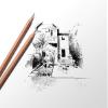 Multi-Media Drawing Paper for Pencil, Ink, Marker and Charcoal. Great for Art, Design and Education. Loose Sheet Pack. (100 Sheet Pack (5.5" x 8.5")) view 4