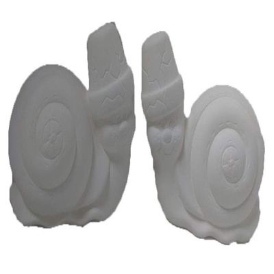 Cracked Pot Snails 5 1/2" Set of 2 Ceramic Bisque Ready to Paint