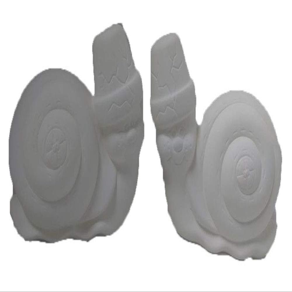 Cracked Pot Snails 5 1/2" Set of 2 Ceramic Bisque Ready to Paint