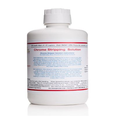Gold Plating Services 32 oz/1 Liter - Chrome Stripping Solution - Electroplating Solution