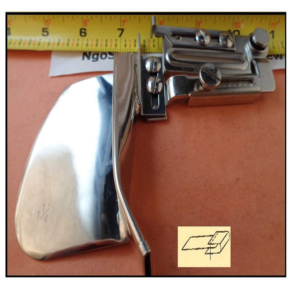 NGOSEW Plain Swing BIAS Binder fits Portable Walking Foot REX Reliable Consew (1-1/8")