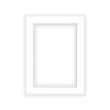 8.5x11 Mat for 5x7 Photo - Precut White on White Double Mat Picture Matboard for Frames Measuring 8.5 x 11 Inches - Bevel Cut Matte to Display Art Measuring 5 x 7 Inches - Acid Free ONE MAT view 1