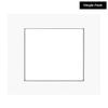16x16 Mat for 12x12 Photo - Precut White with Black Core Picture Matboard for Frames Measuring 16 x 16 Inches - Bevel Cut Matte to Display Art Measuring 12 x 12 Inches - Acid Free ONE MAT view 3