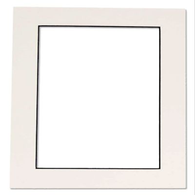 18x24 Mat for 12x18 Photo - Precut White with Black Core Picture Matboard for Frames Measuring 18 x 24 Inches - Bevel Cut Matte to Display Art Measuring 12 x 18 Inches - Acid Free ONE MAT