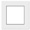 20x20 Mat for 10x10 Photo - Precut White with Black Core Picture Matboard for Frames Measuring 20 x 20 Inches - Bevel Cut Matte to Display Art Measuring 10 x 10 Inches - Acid Free ONE MAT view 1
