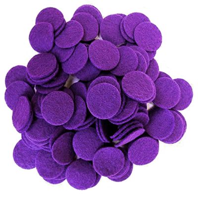 Playfully Ever After Purple Craft Felt Circles (3/4 Inch - 150pc)