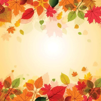 Autumn Inspired Amber Leaves 12x12 Scrapbook Papers by Ella & Viv - 5pcs