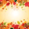 Autumn Inspired Amber Leaves 12x12 Scrapbook Papers by Ella & Viv - 5pcs view 1