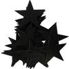 Playfully Ever After 3 Inch Black 22pc Felt Star Stickers view 1