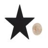 Playfully Ever After 3 Inch Black 22pc Felt Star Stickers view 2