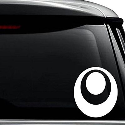 Flag of Okinawa Prefecture Japan Decal Sticker For Use On Laptop, Helmet, Car, Truck, Motorcycle, Windows, Bumper, Wall, and Decor Size- [8 inch] / [20 cm] Tall / Color- Matte Black