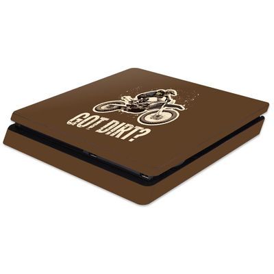 MightySkins Skin Compatible with Sony PlayStation 4 Slim PS4 Got Dirt | Protective, Durable, and Unique Vinyl Decal wrap Cover | Easy to Apply, Remove, and Change Styles | Made in The USA